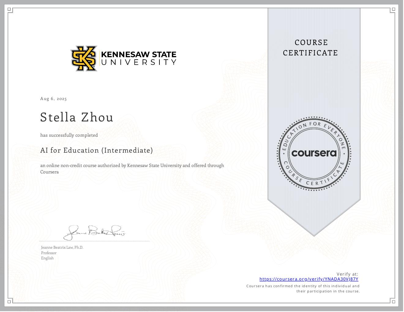Coursera — AI for Education